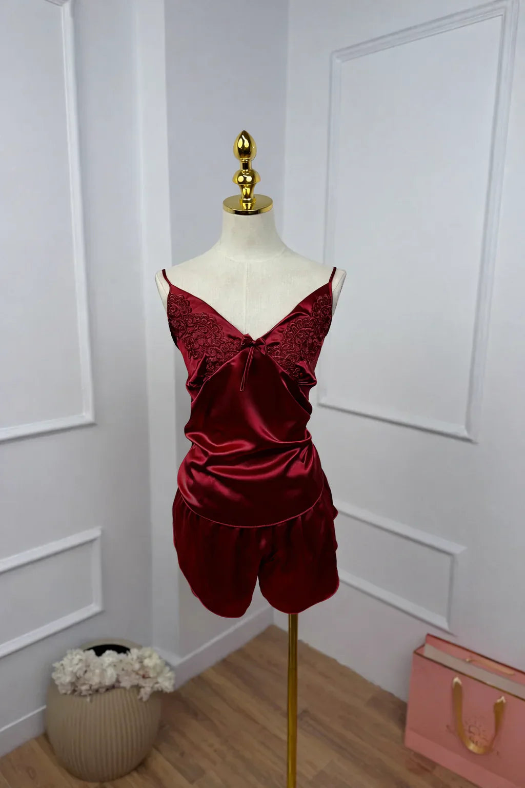 Burgundy Sleepwear Set
