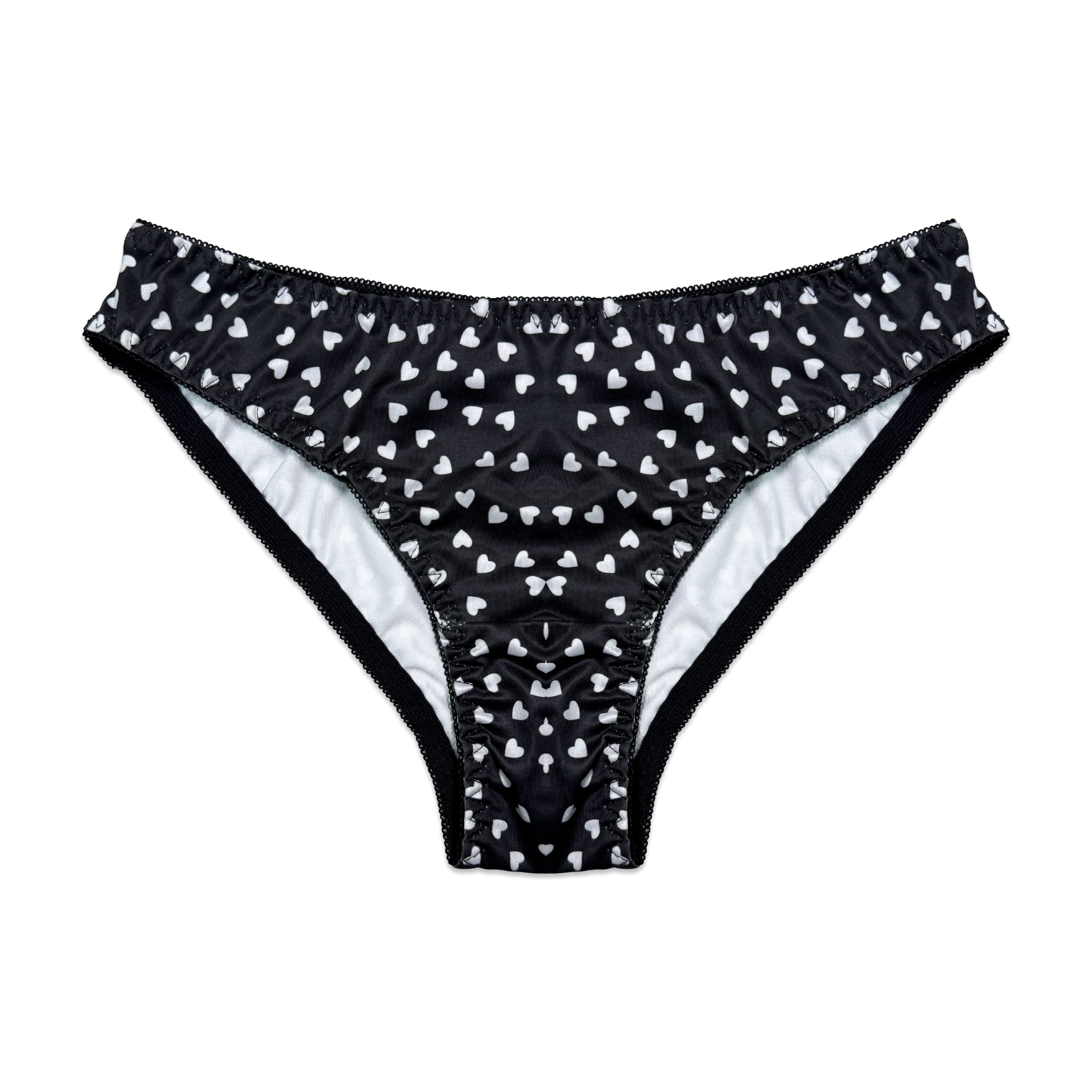 Padded Bra Set - Noir Heart