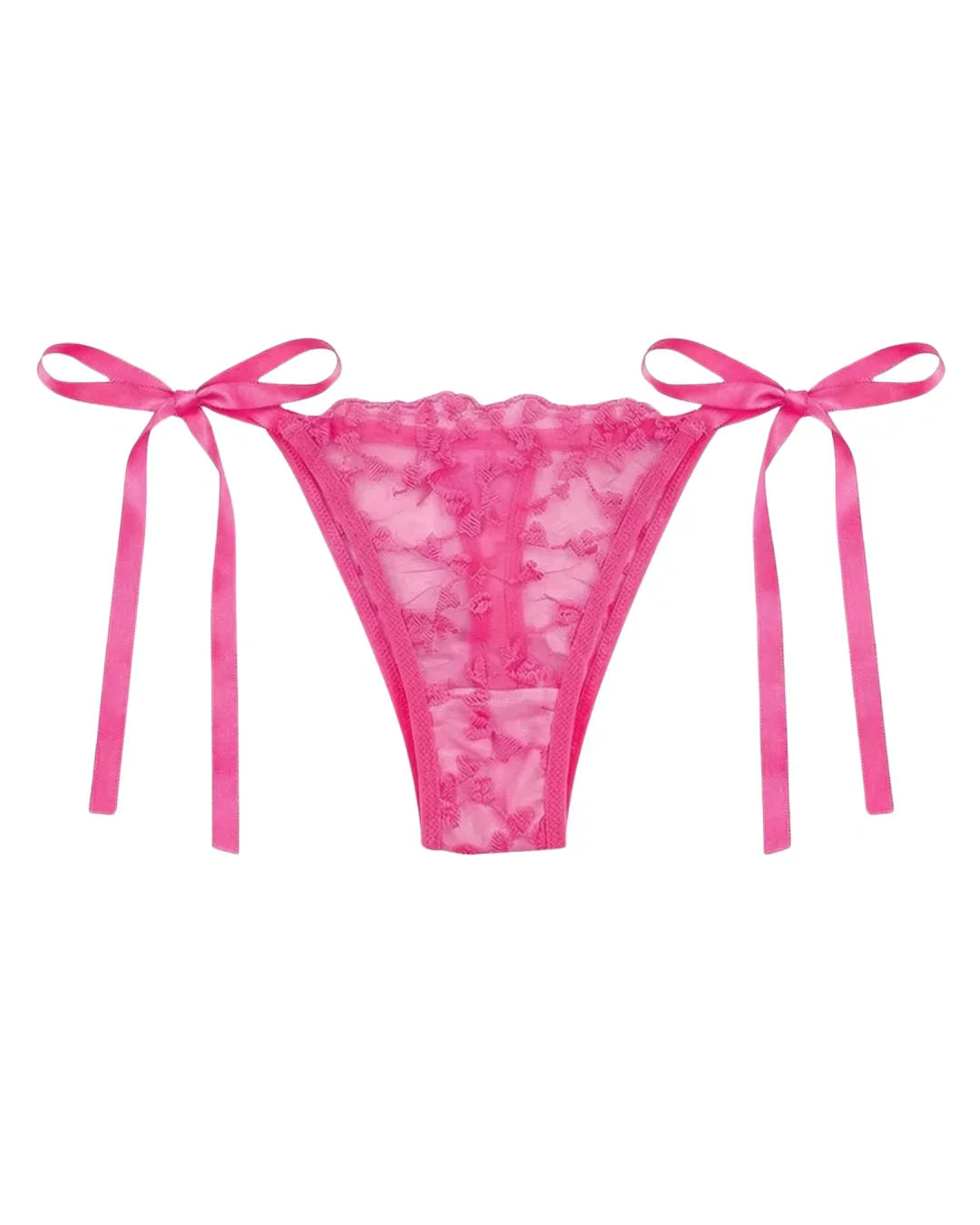 Non Padded Bra Set - Arvessa - Pink