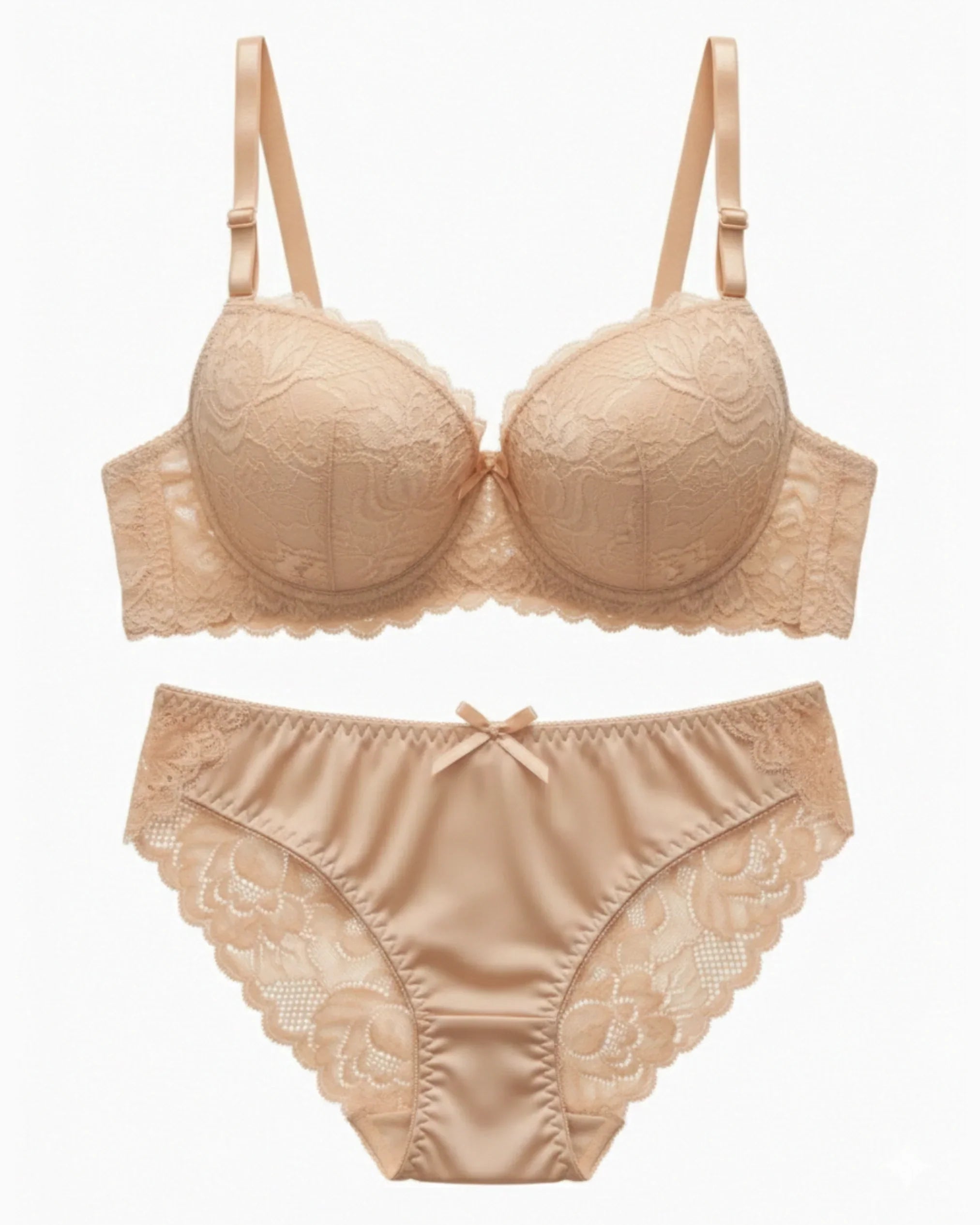 Padded Bra Set - Embro - Dark Skin