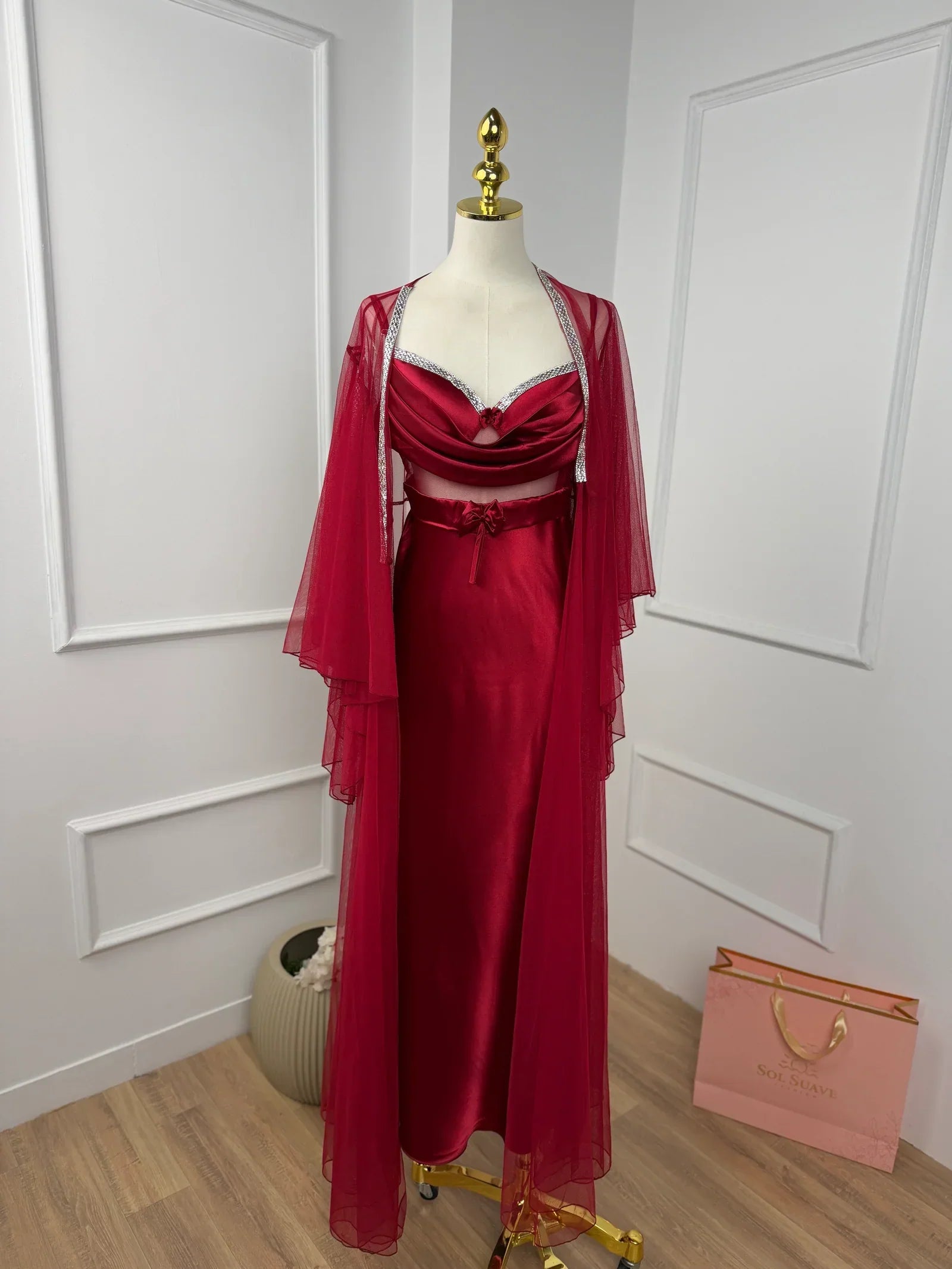 Burgundy Sleepwear Set