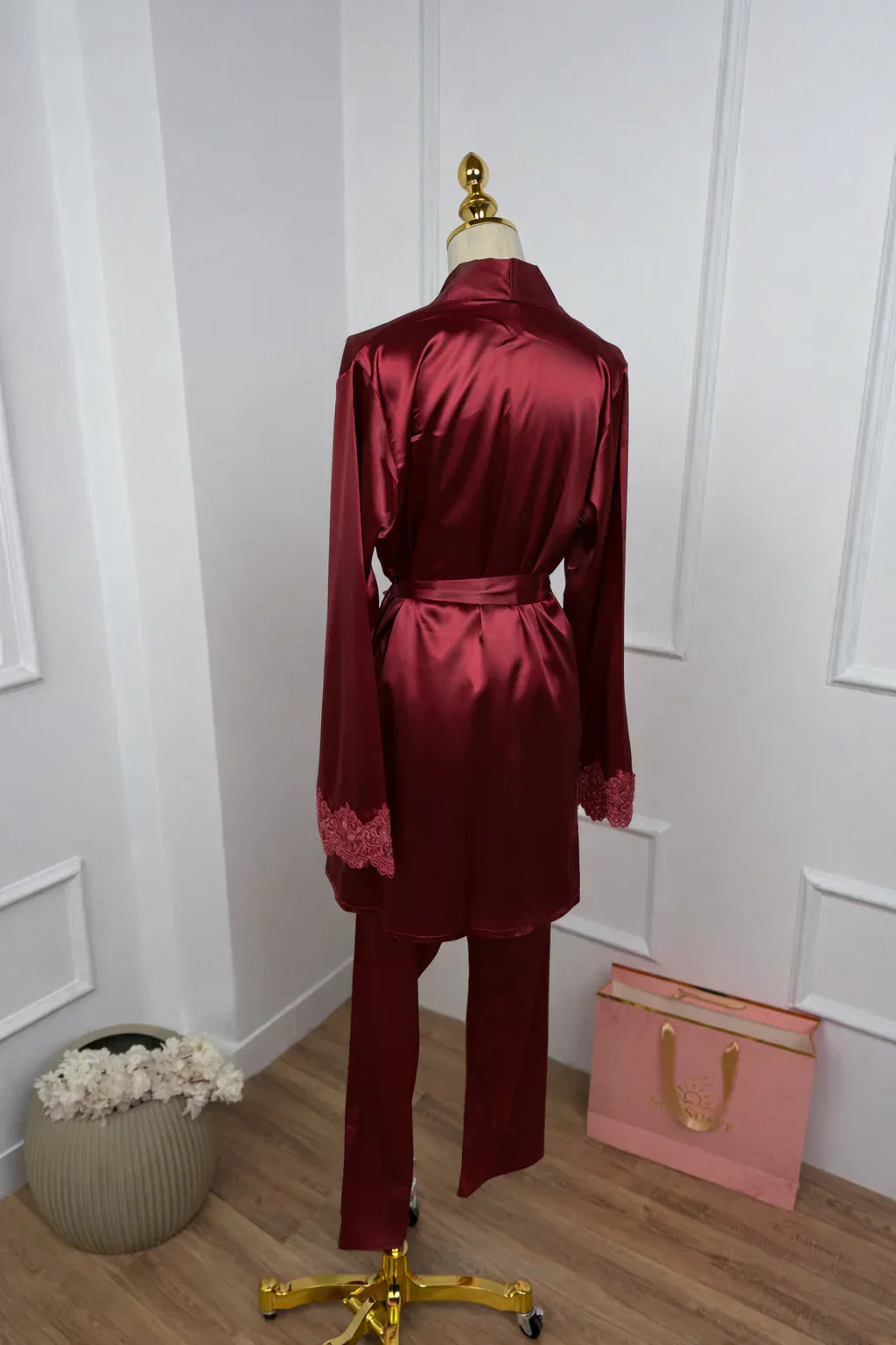 Burgundy Sleepwear Set