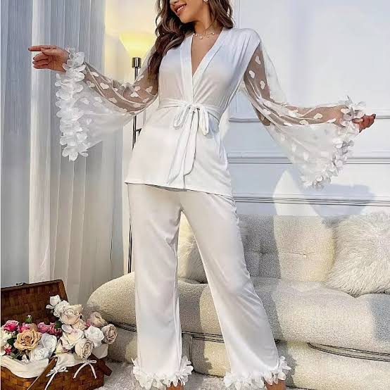 Premium Night Wear Two Piece Pajama Set