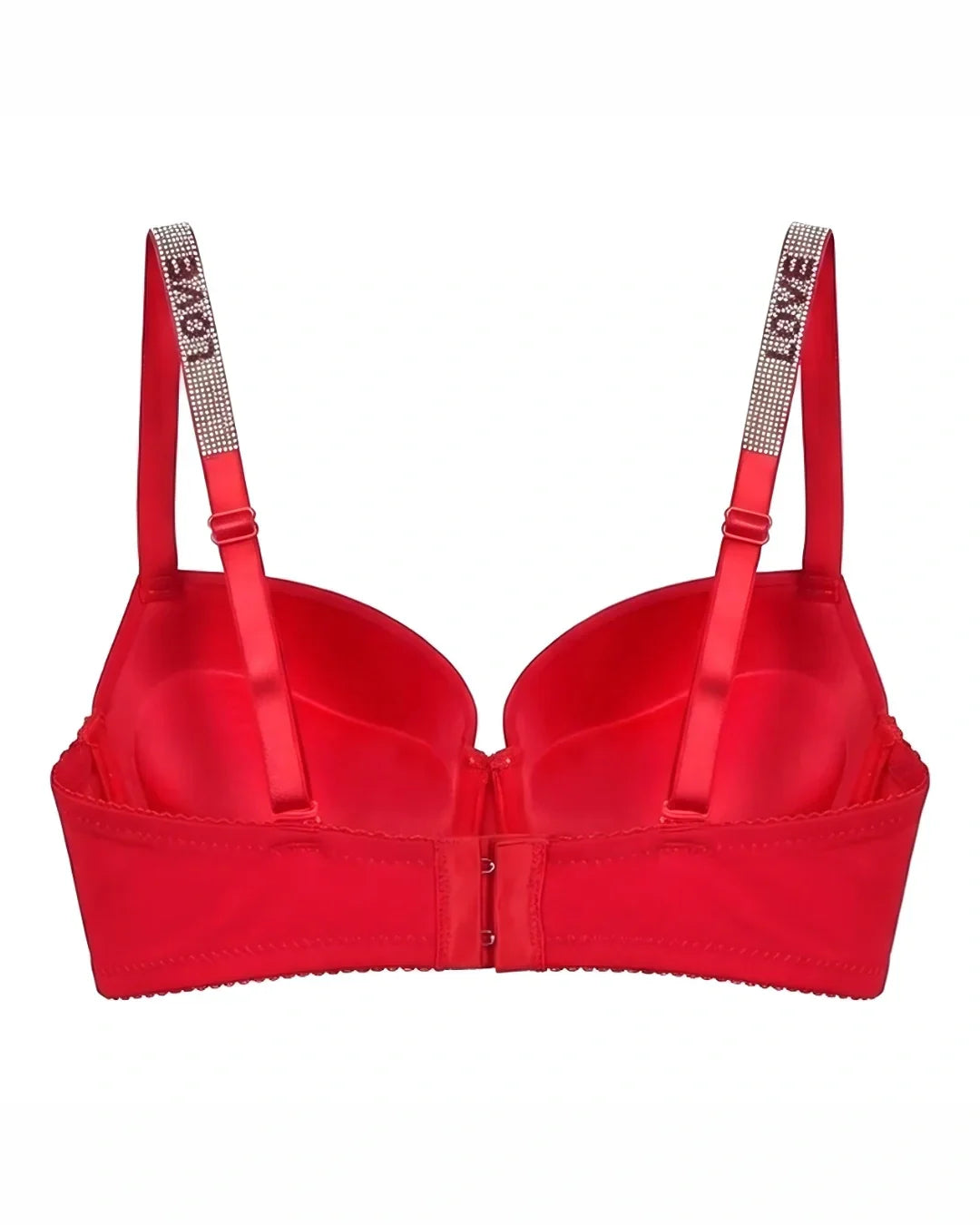 Padded Bra Set - Perfect Curve - Red