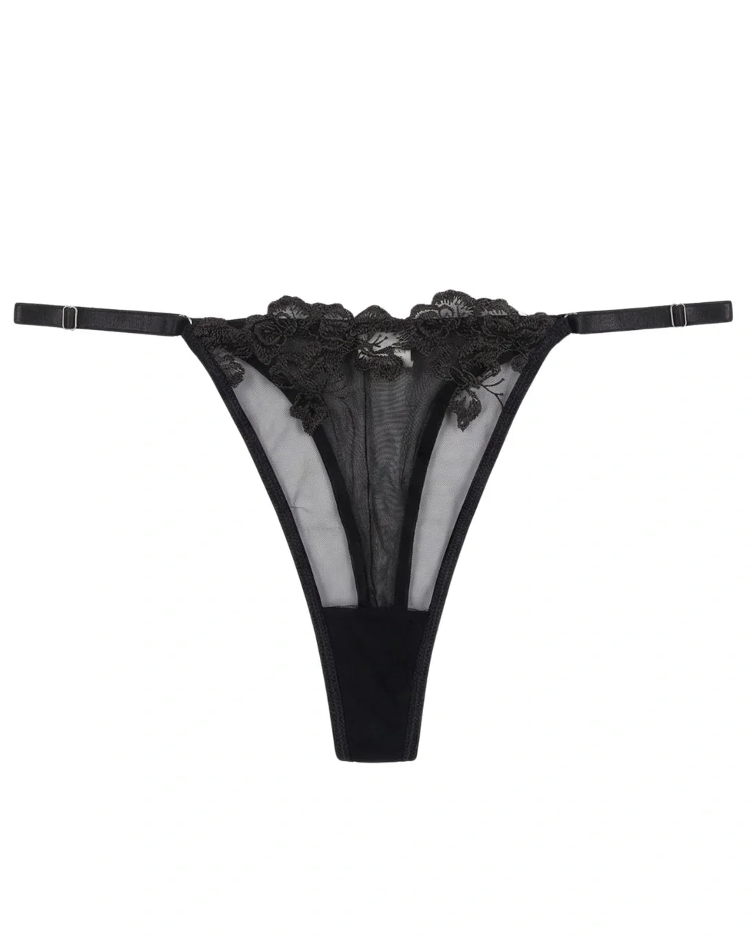 Non Padded Bra Set - Noir Whisper - Black
