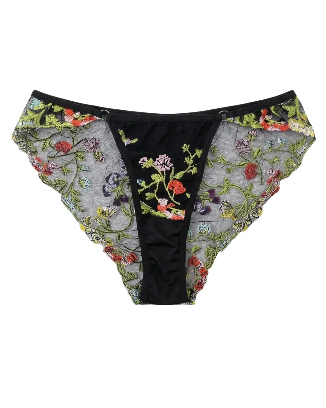 Non Padded Bra Set - Fiora - Black