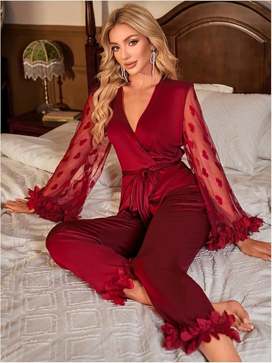 Premium Night Wear Two Piece Pajama Set