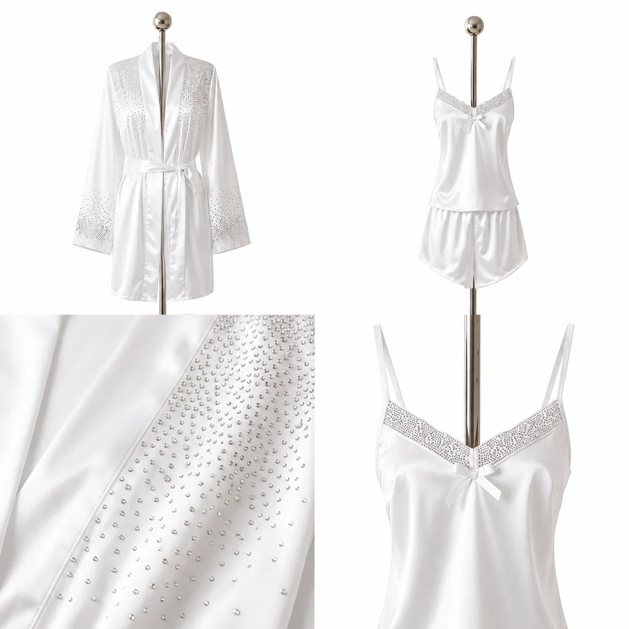 8 PCS Bridal Nightwear Imported