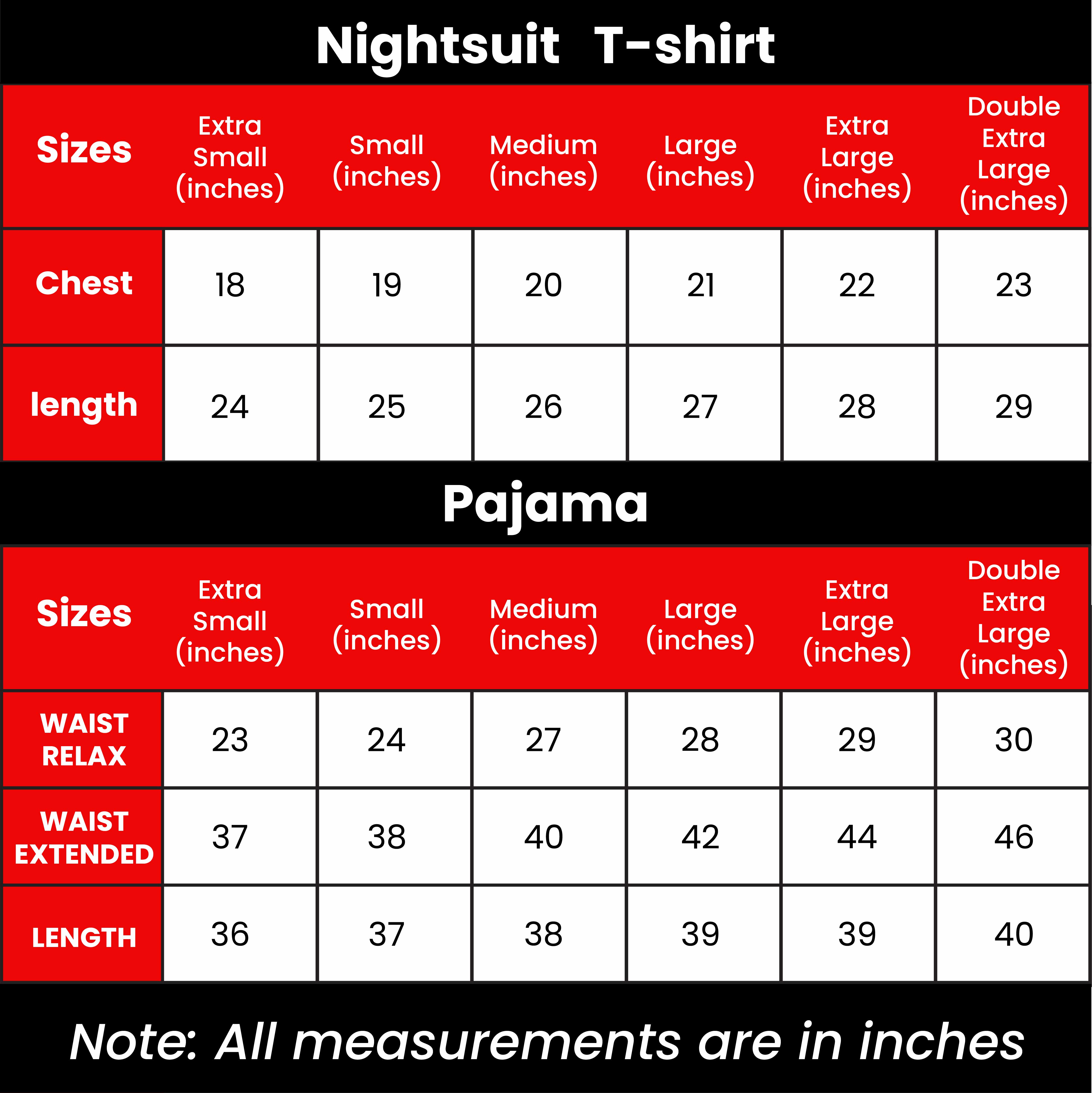 Red Butterfly Printed Night Suit